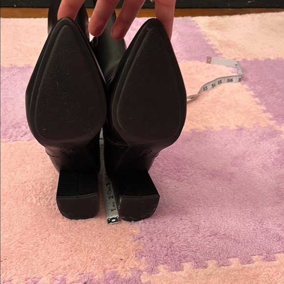 Anne Klein Black Heeled Boots - Picture 7 of 13